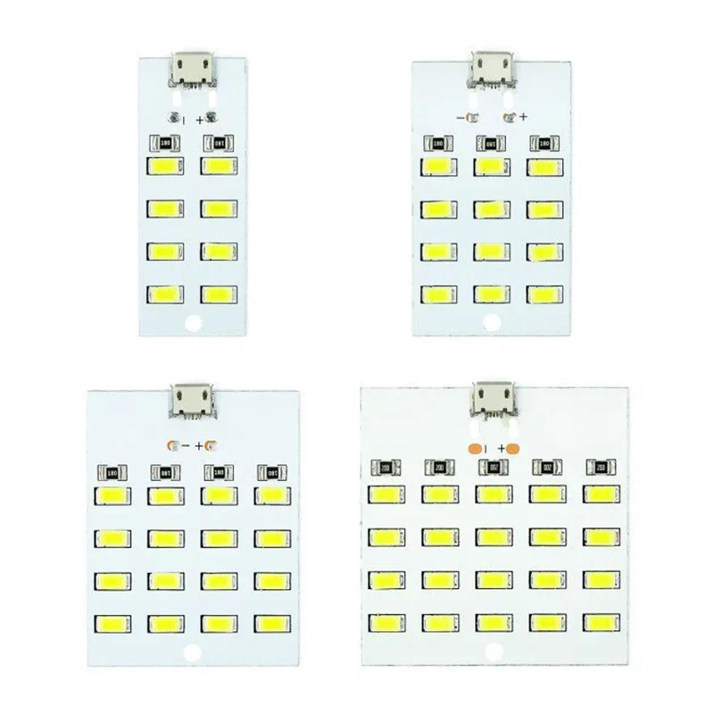 10PCS 5730 Smd 5V 430mA~470mA White Mirco Usb 5730 LED lighting Panel USB Mobile light Emergency Light Night Light
