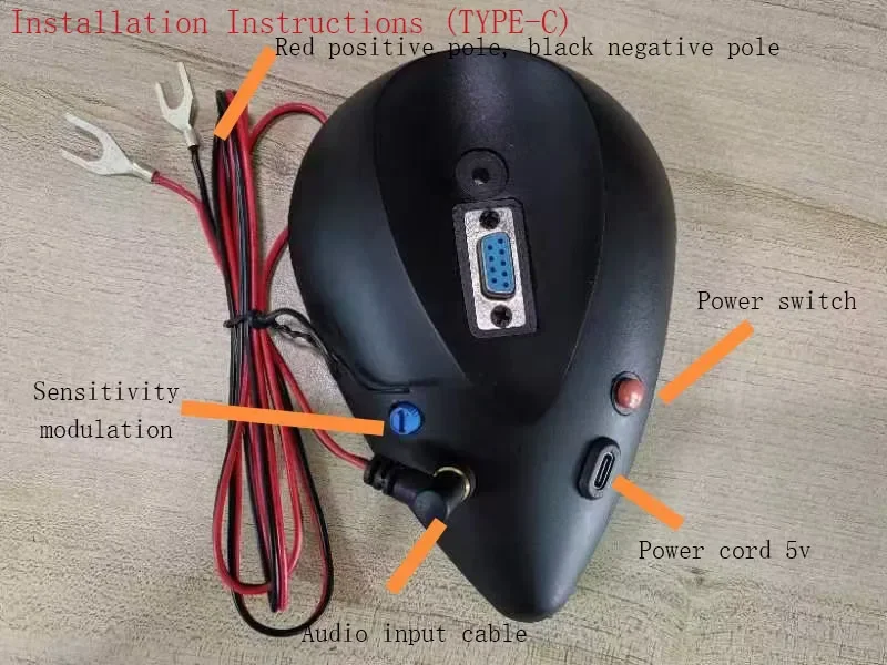 New DIY Voice Controlled Music Rhythm Atmosphere Sound Light VU Instrument Car Player Atmosphere Light