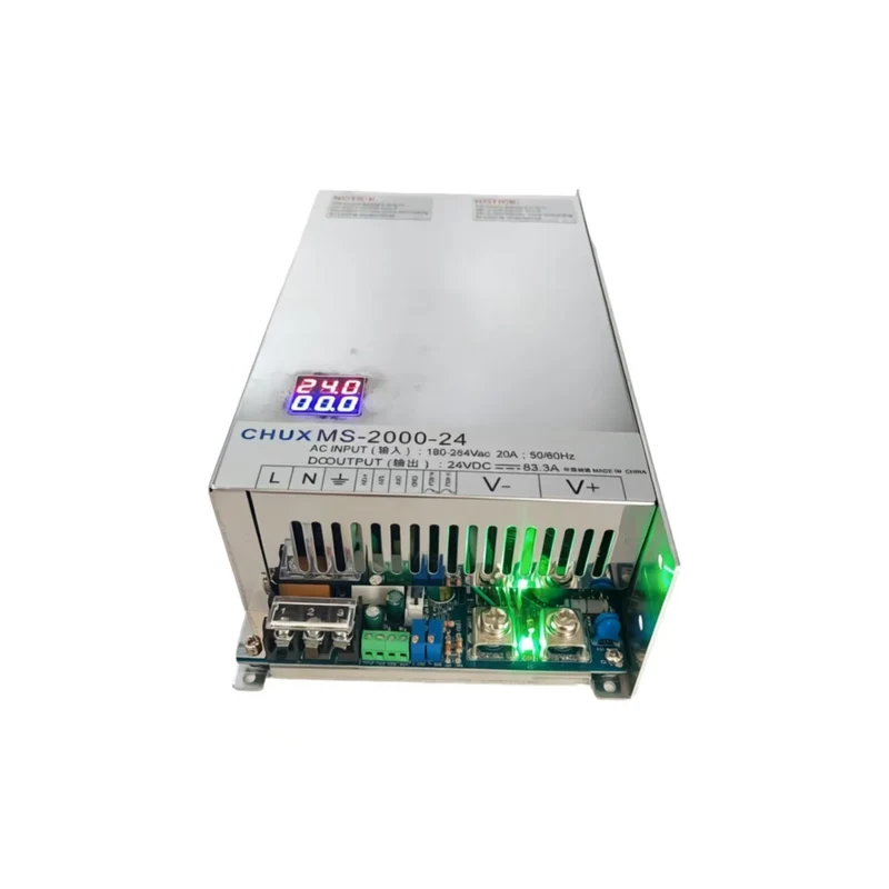 CHUX 2000W Adjustable Switching Power Supply DC 12V 15V 24V 36V 48V 60V 72V 80V 90V 220V DC LED Power Supplies
