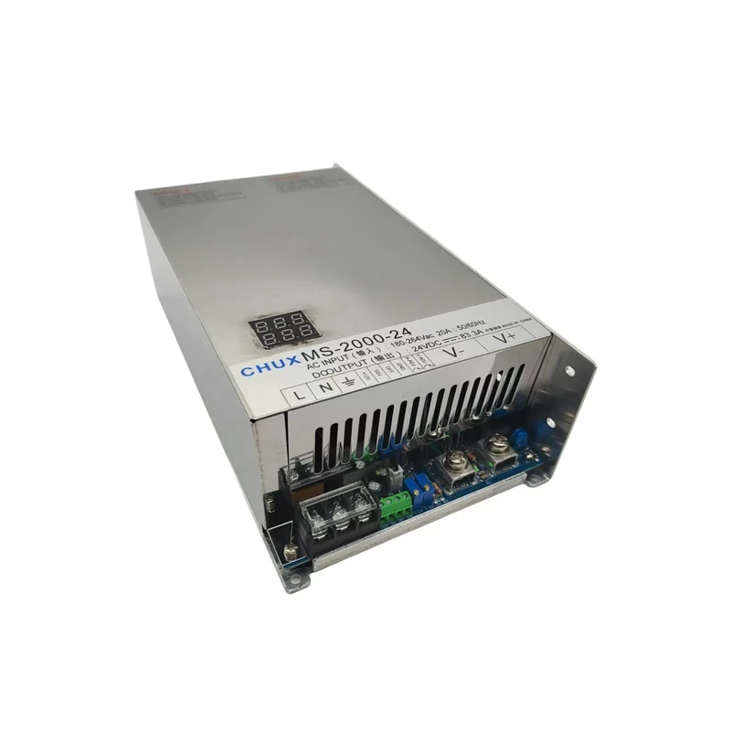 CHUX 2000W Adjustable Switching Power Supply DC 12V 15V 24V 36V 48V 60V 72V 80V 90V 220V DC LED Power Supplies
