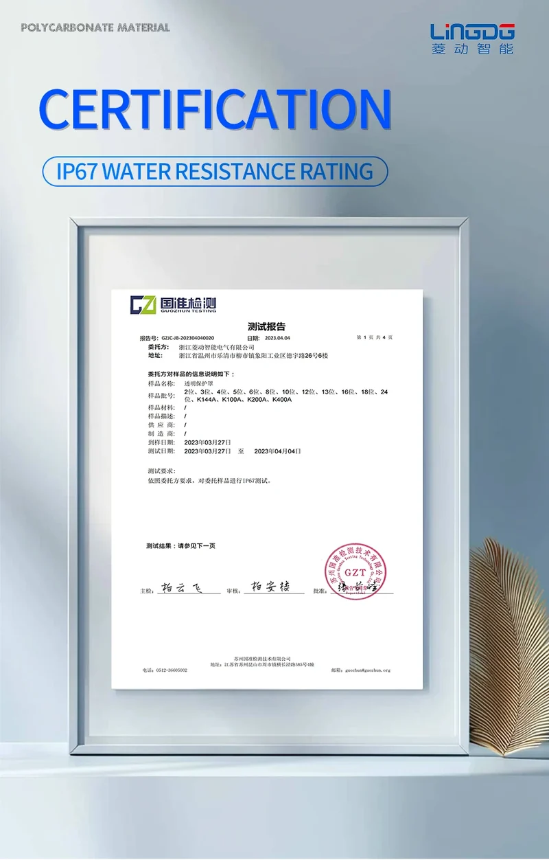 Outdoor Waterproof Window Cover with Lockable Circuit Breaker Electrical Box, Transparent Cover for IP67-Rated Button and Instru