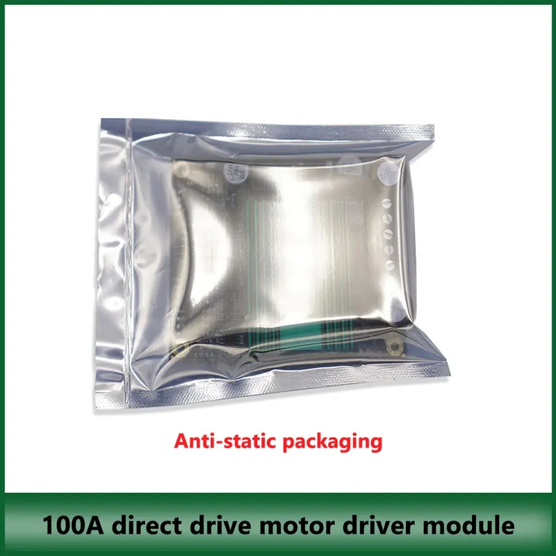 DC 12V~48V 100A High Power H-bridge DC Motor Controller Drive Module High Frequency H-bridge Dual Channel Motor Module Driver
