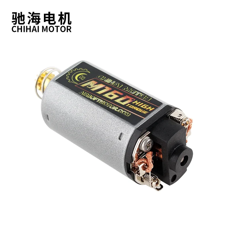 Chihai Motor CHF-480WA-22TPA M160 N35 NdFeB 25000RPM High Torque Motor AEG Motor Short Axis for Ver.3 Gearbox AK Series Airsoft