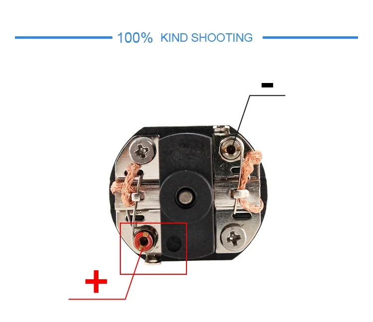 Chihai Motor CHF-480WA-22TPA M160 N35 NdFeB 25000RPM High Torque Motor AEG Motor Short Axis for Ver.3 Gearbox AK Series Airsoft