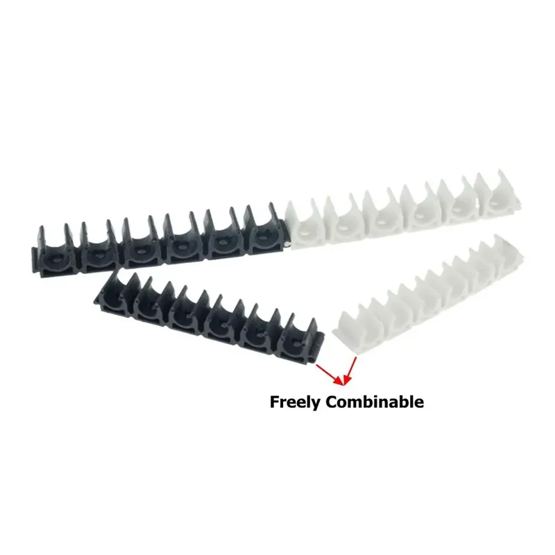 4/6/8/10/12mm Nylon Pneumatic Tube Air Hose Fixing Clamp 6 Way Water Pipe Holder Gas Compressor Tubing Diversion Flow Clip