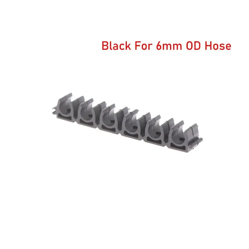 4/6/8/10/12mm Nylon Pneumatic Tube Air Hose Fixing Clamp 6 Way Water Pipe Holder Gas Compressor Tubing Diversion Flow Clip