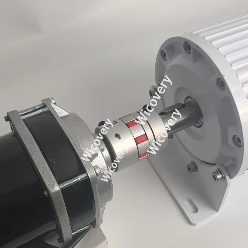 Low Noise 380V 5000W 10KW 20KW 30KW Permanent Magnet Generator With 48V 60V 24V DC Motor Complete Set Power Generator System