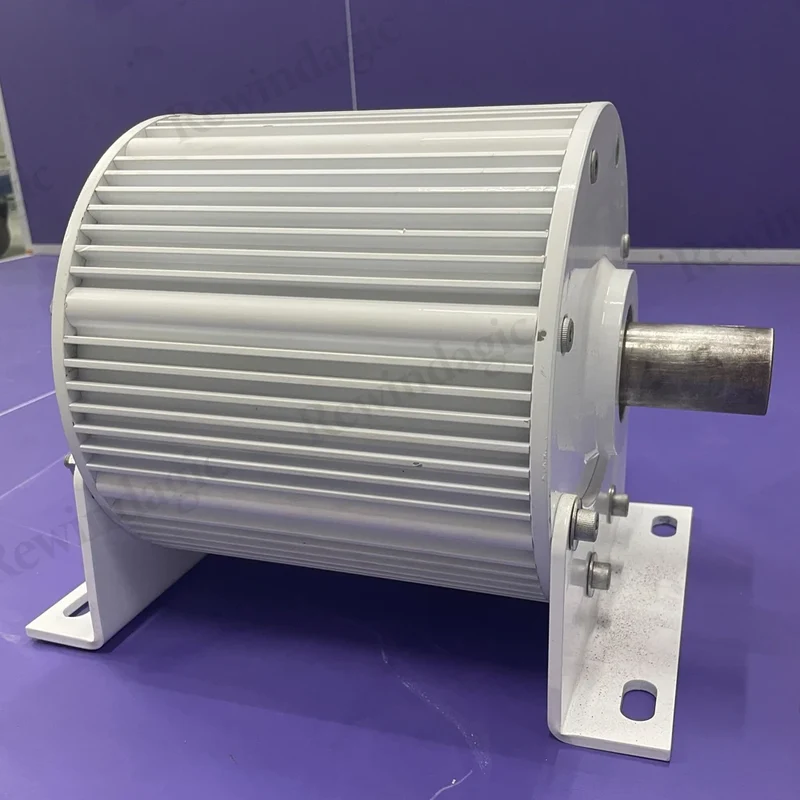 Low Noise 380V 5000W 10KW 20KW 30KW Permanent Magnet Generator With 48V 60V 24V DC Motor Complete Set Power Generator System