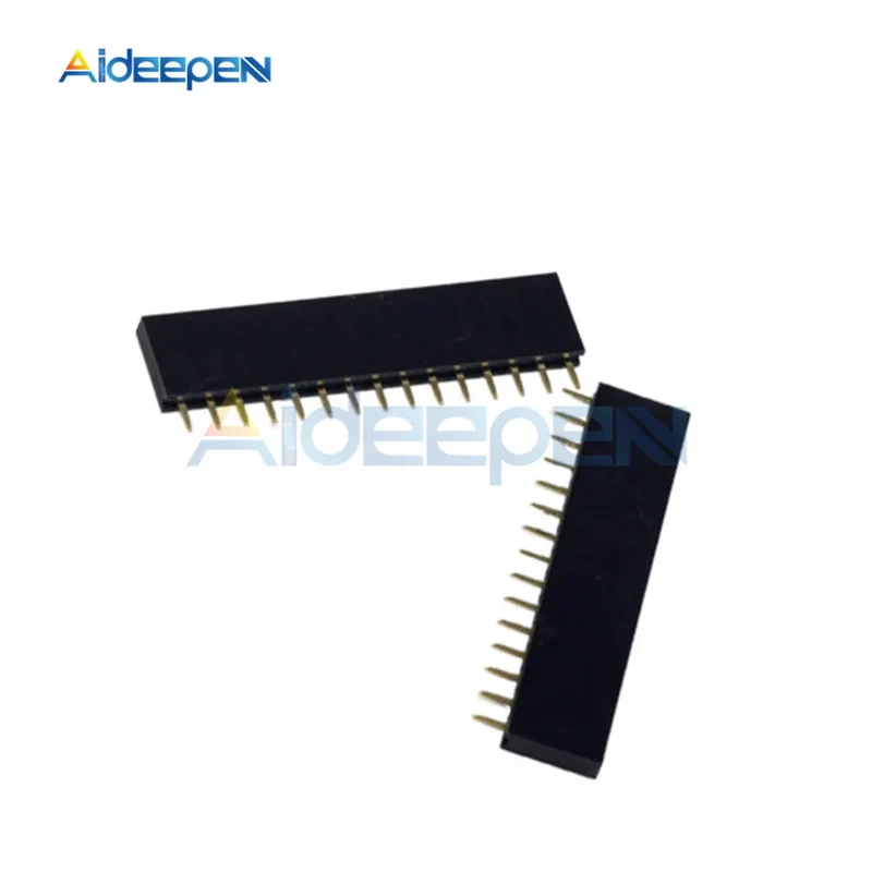 10Pcs 1X15 15Pin 2.54mm Pitch PCB Female Pin Header Connector Straight Single Row