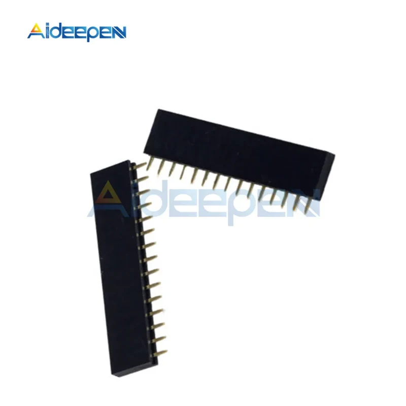 10Pcs 1X15 15Pin 2.54mm Pitch PCB Female Pin Header Connector Straight Single Row