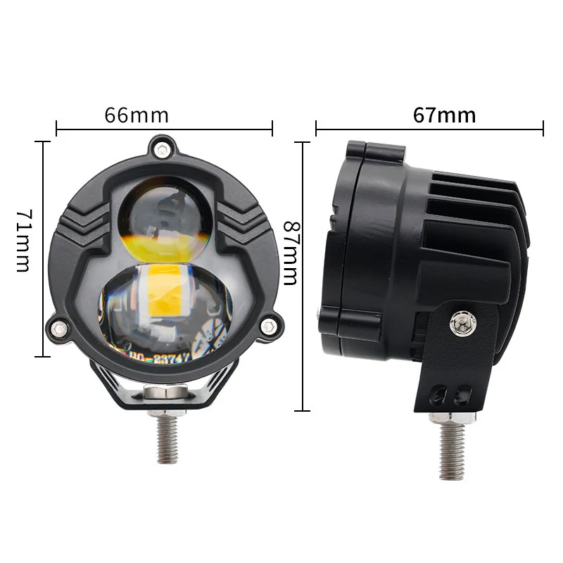 Cross-Border Exclusive U30 Led Laser Fog Light High Beam Motorcycle External Spotlight Wrangler Auxiliary Headlight