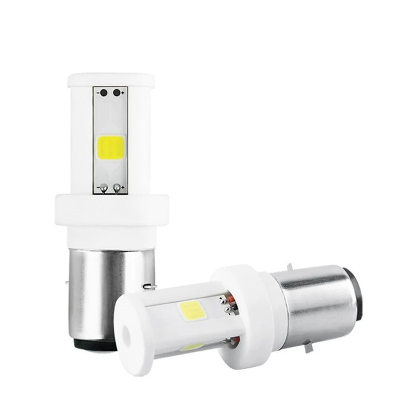 Tcyato Cross-Border Motorcycle Led Headlight High Brightness High and Low Beam Cob Led Headlight Ceramic Lamp Double Claw S2 Electric