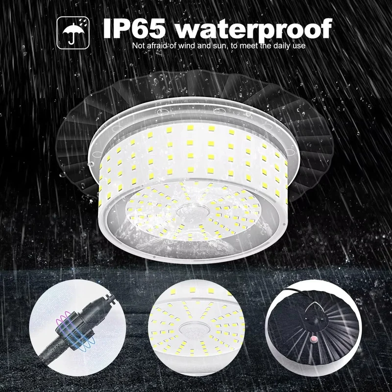 Solar 244LED Ring Chandelier Courtyard Garden Villa Street Light 360 Degree Outdoor Solar Lighting