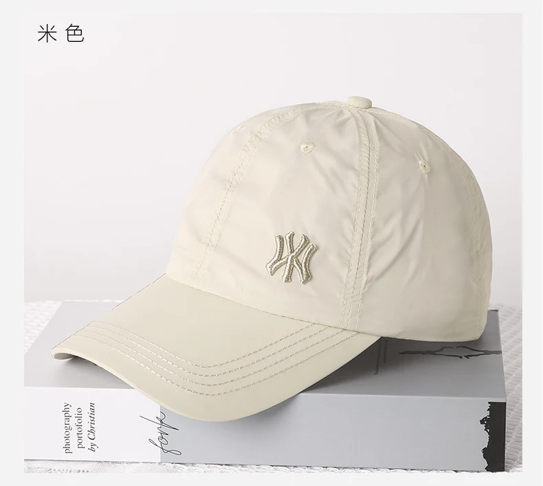 Quick-Drying Sun Protection Hat, Unisex Breathable Peaked Cap, Fashionable and Versatile Baseball Cap Wholesale Custom Logo