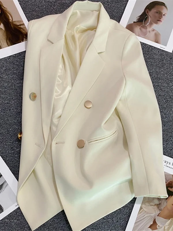 Orange Suit Jacket Women's 2025 Spring and Autumn New Korean High-end Temperament Popular Suit 22 Colors