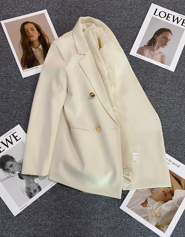 Orange Suit Jacket Women's 2025 Spring and Autumn New Korean High-end Temperament Popular Suit 22 Colors