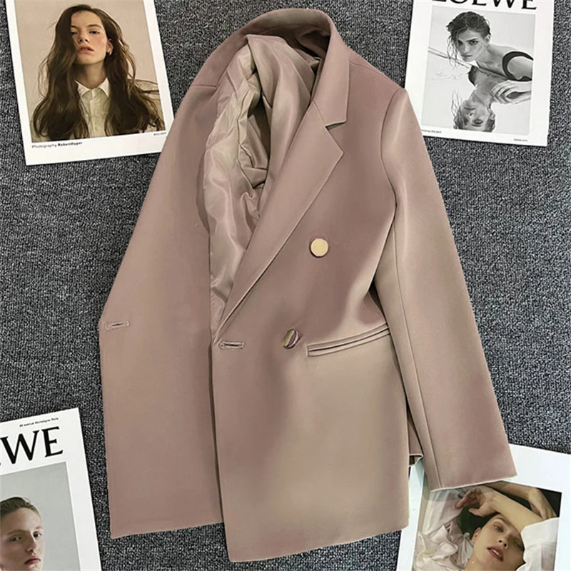 Orange Suit Jacket Women's 2025 Spring and Autumn New Korean High-end Temperament Popular Suit 22 Colors