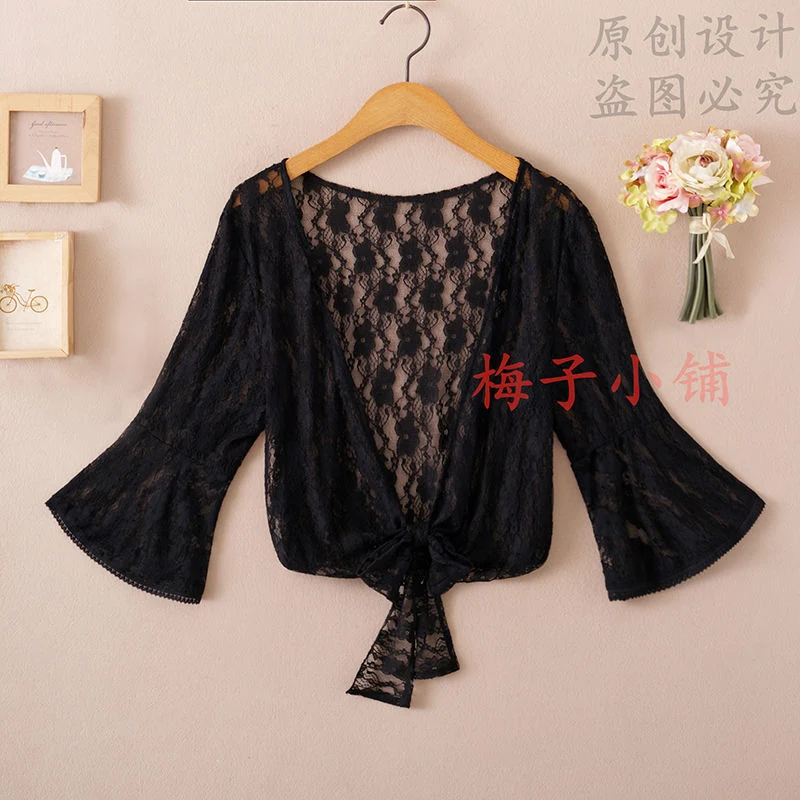 2025 Summer Sunscreen Clothing Chiffon Small Shawl Jacket Women's All-match Small Waistcoat Short Sleeve Thin Outer Short Cardigan