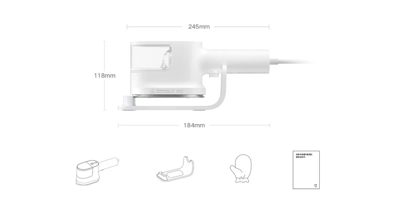MIJIA Garment Steamer iron Home Handheld Electric Steam Cleaner Hanging Mite Removal Flat Steamer Ironing Clothes Machine