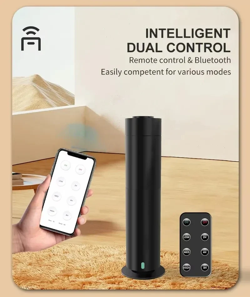 Bluetooth Smart Scent Air Machine Hotel Collection Diffuser for Essential Oil Waterless Diffuser for Home Hotel Room Fragrance