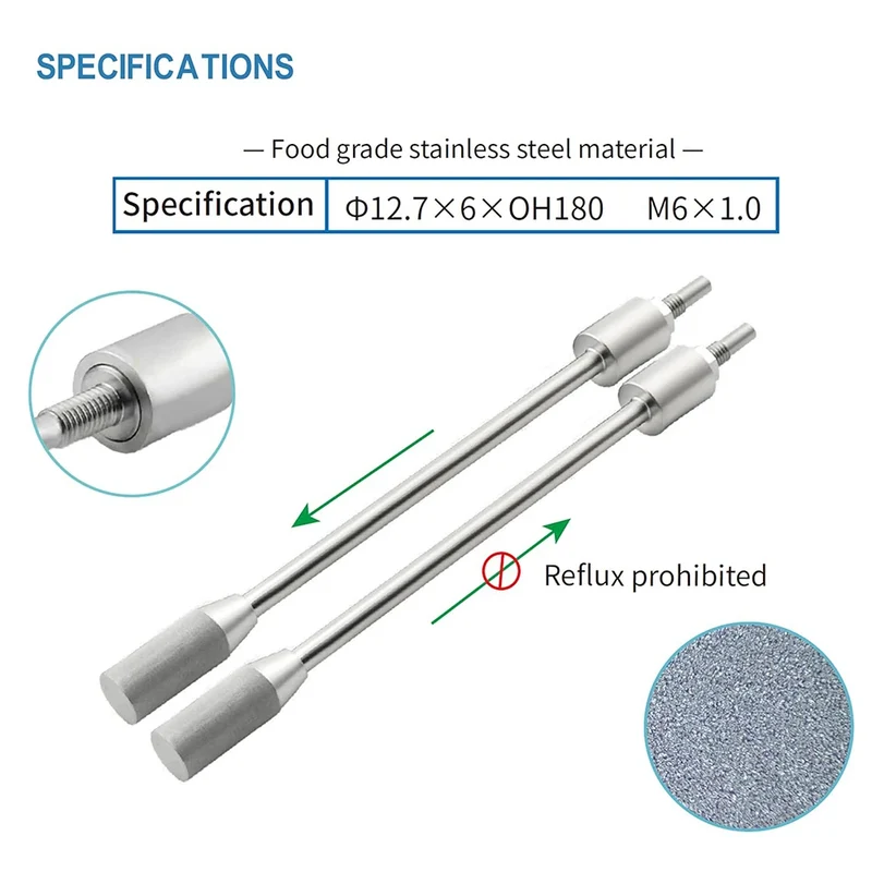 Hydrogen-Rich Water Stick Hydrogen Inhalation Machine Accessories Hydrogen Dissolving Rod Food Grade Hydrogen Diffusion