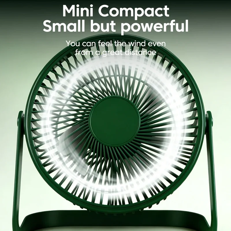 Desk Fan Portable Mini USB Rechargeable Fan Ultra Quiet Suitable For Home Desk Office Student Dormitory Computer Summer
