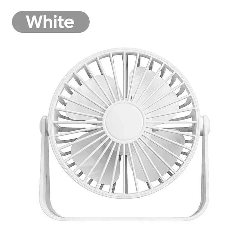 Desk Fan Portable Mini USB Rechargeable Fan Ultra Quiet Suitable For Home Desk Office Student Dormitory Computer Summer