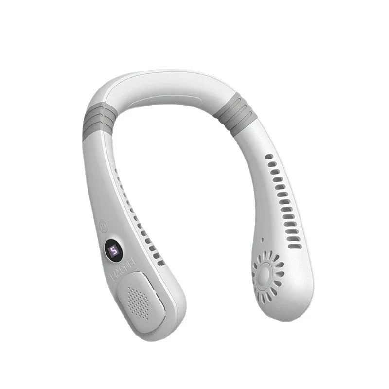 Lenovo Neck Bladeless Fan Mini Ultra Long Life Portable Lazy Silent Fan Usb Charging Student Sports Office 2026 New