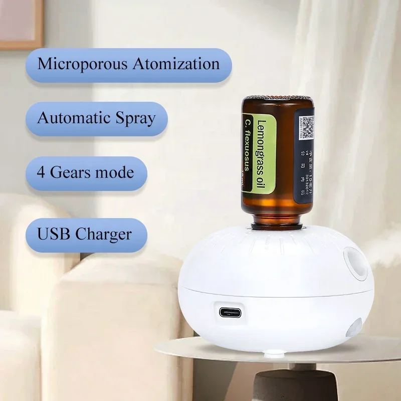 Room Fragrance Diffuser USB Car Air Nebulizer Diffuser Funny Automatic Induction Portable smell distributor For Bedroom Office
