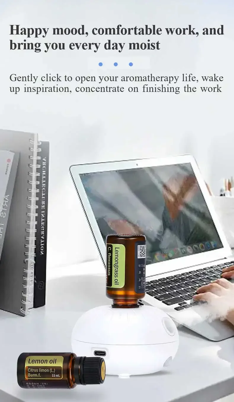 Room Fragrance Diffuser USB Car Air Nebulizer Diffuser Funny Automatic Induction Portable smell distributor For Bedroom Office