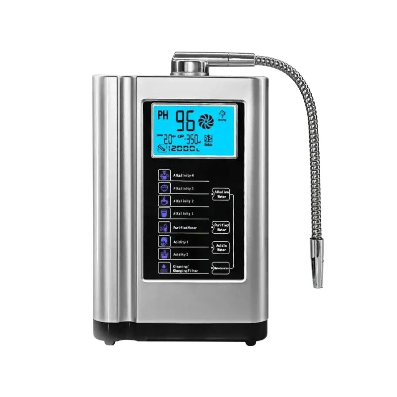 5 Plates Kangen Water Ionizer PH 3.5-10.5 Alkaline water Generator Hydrogen Reduced water ionizer With Built-in Carbon Filter
