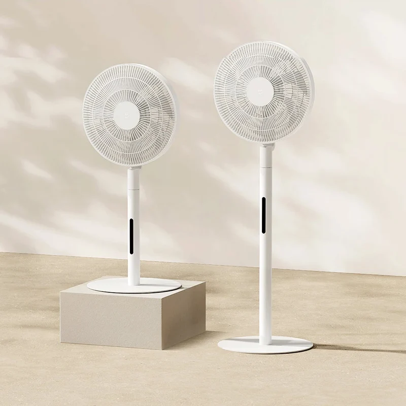 MIJIA DC Inverter Floor Fan Pro,Ultra-Thin Retractable,With Storage Box,Smart Standing Electric Fan,100 Air Flow Settings