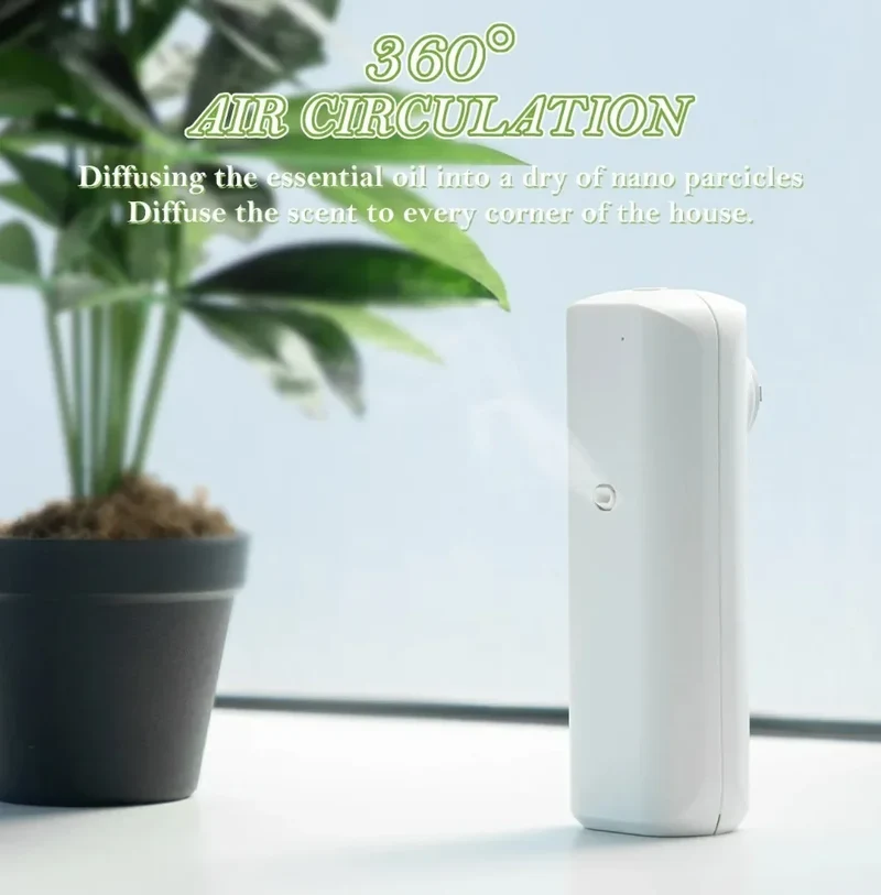 Small Aromatic Oil Diffuser Bluetooth Fragrance Diffuser Socket Style Aroma Oil Diffuser For Home Toilet Air Freshener Device