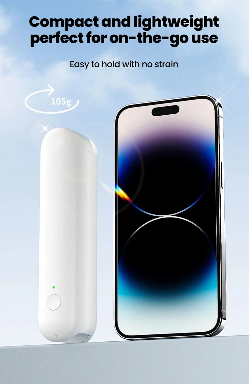 Portable Mini Fan Handheld Small Fan Extendable USB to Type C Charging Fan 2-in-1 Multi-Functional Mobile Phone Charging Fan