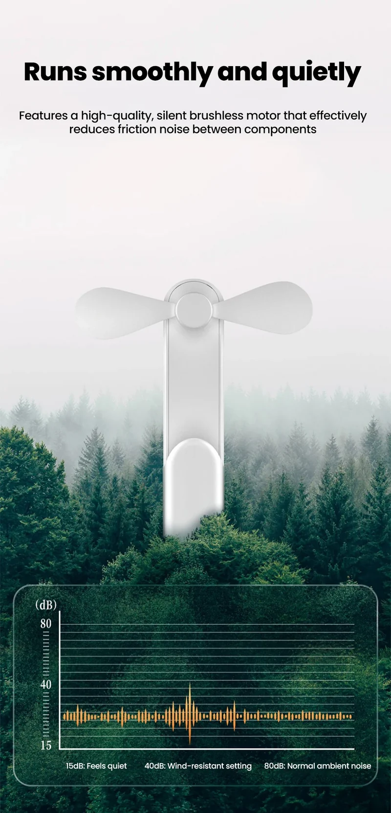 Portable Mini Fan Handheld Small Fan Extendable USB to Type C Charging Fan 2-in-1 Multi-Functional Mobile Phone Charging Fan