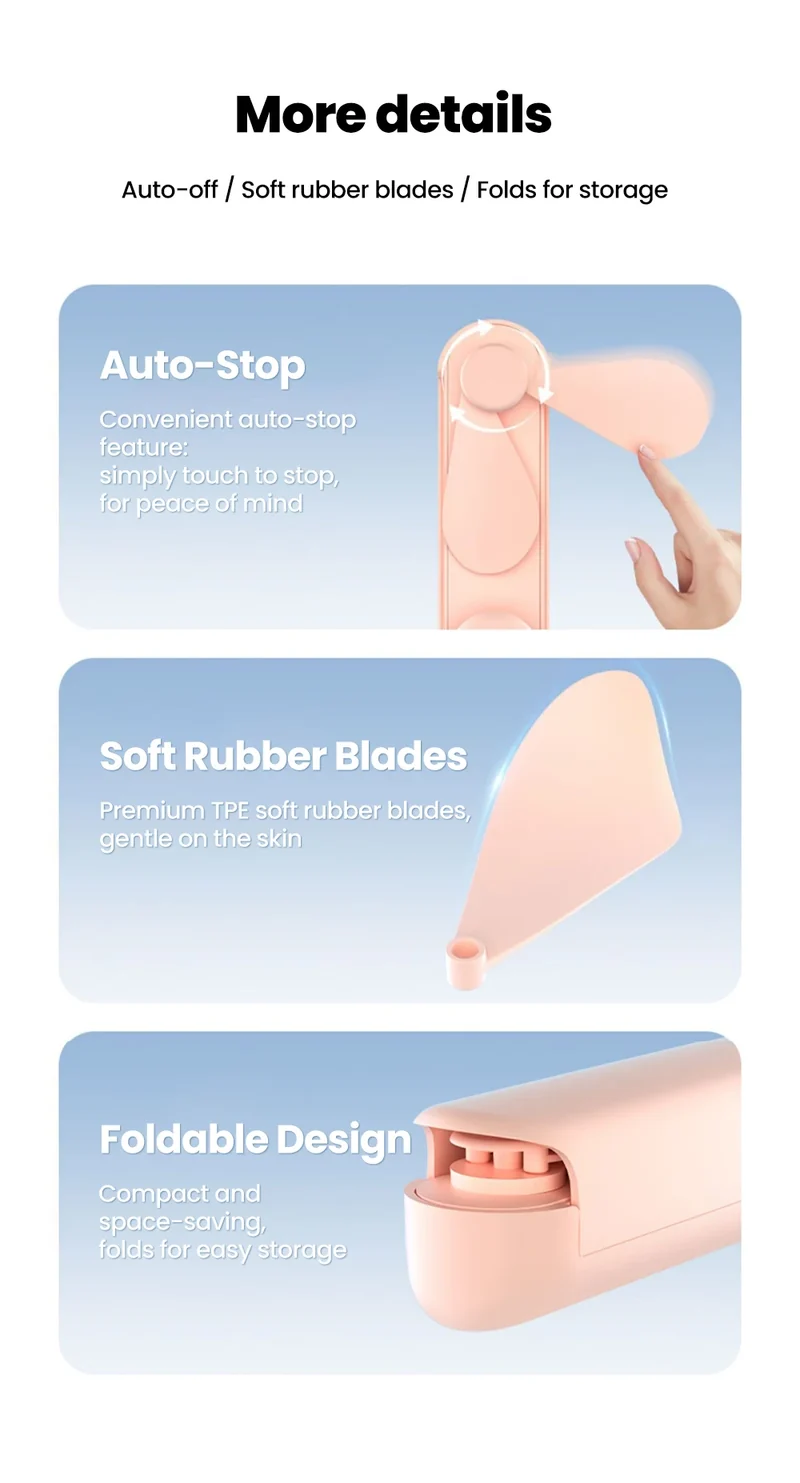 Portable Mini Fan Handheld Small Fan Extendable USB to Type C Charging Fan 2-in-1 Multi-Functional Mobile Phone Charging Fan