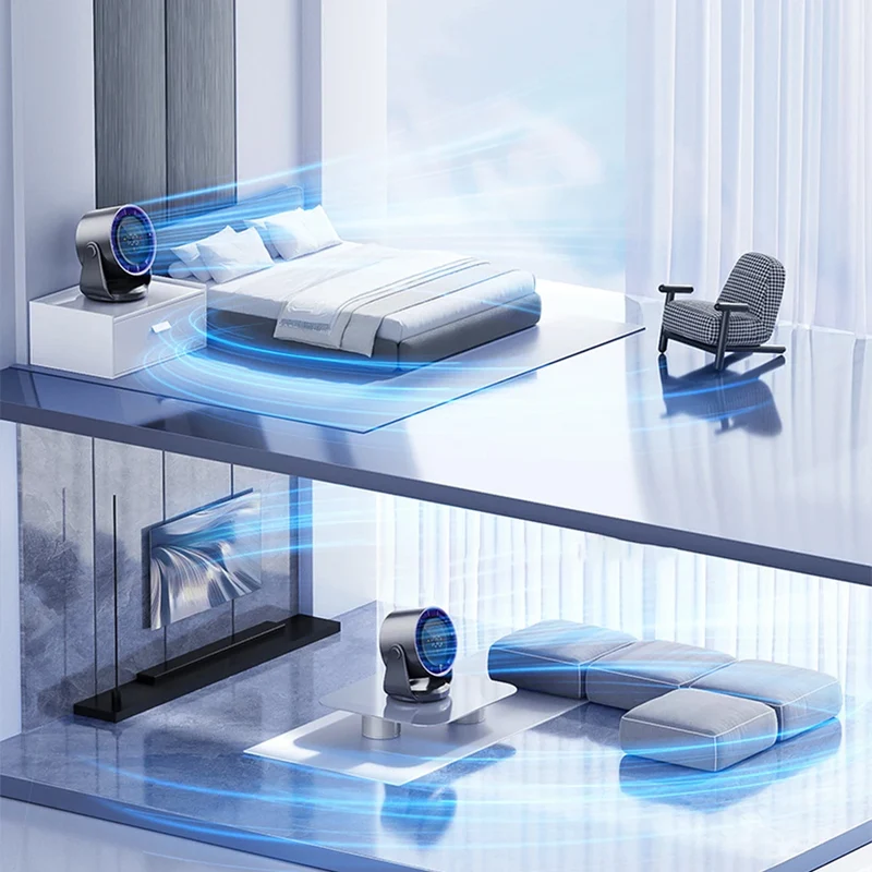 Desktop Fan USB Multifunction Electric Wall Floor Ceiling Rechargeable Silent Stand Fan Home Cooling Ventilator Fan