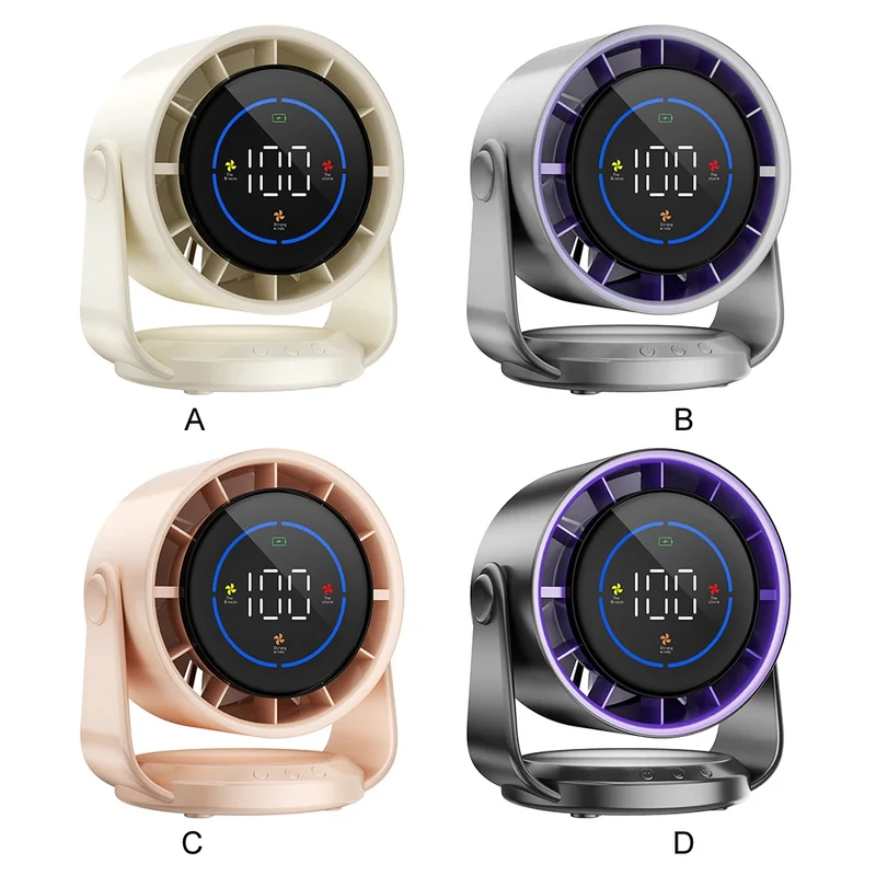 Desktop Fan USB Multifunction Electric Wall Floor Ceiling Rechargeable Silent Stand Fan Home Cooling Ventilator Fan