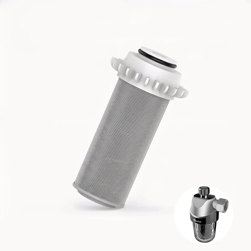 Wheelton SUS316L Stainless Steel Mesh WHT-P003 Replacement Prevent Limestone Hard Water Filter Impurities Soft Water 2 Pieces