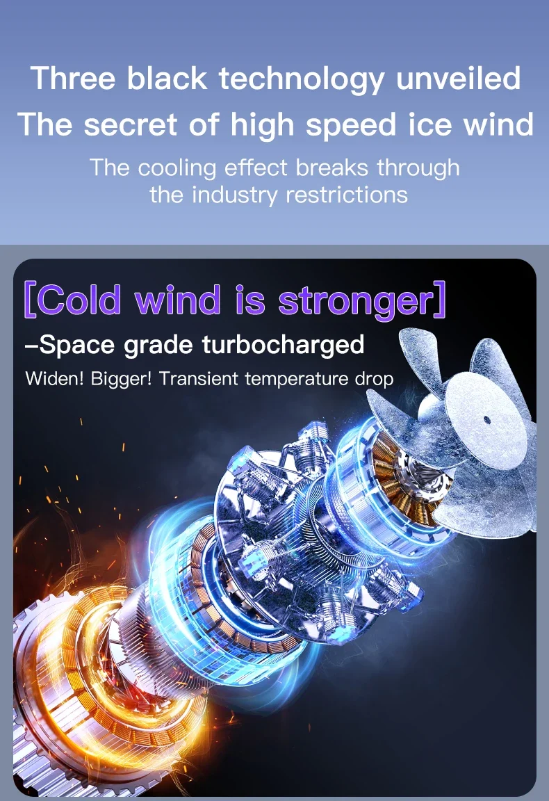 Mini Desktop Circulating Fan 4 Speed Wind Control Electric High-speed Fan USB Rechargeable Mini Circulating Cooling Fan