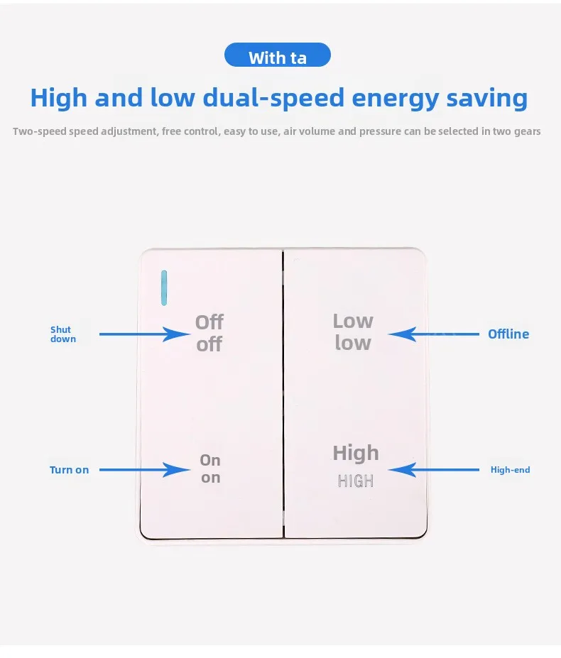Exhaust Fans Home Silent Inline Pipe Duct Fan Bathroom Extractor Ventilation Kitchen Toilet Wall Air Clean Ventilator