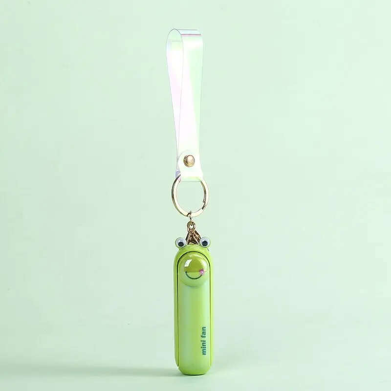 XIAOTREE Cute Mini Fan Kipas Portable Hand Fold Bedside Office USB Charge Battery Table Desk Cooling Folding Handheld Fan