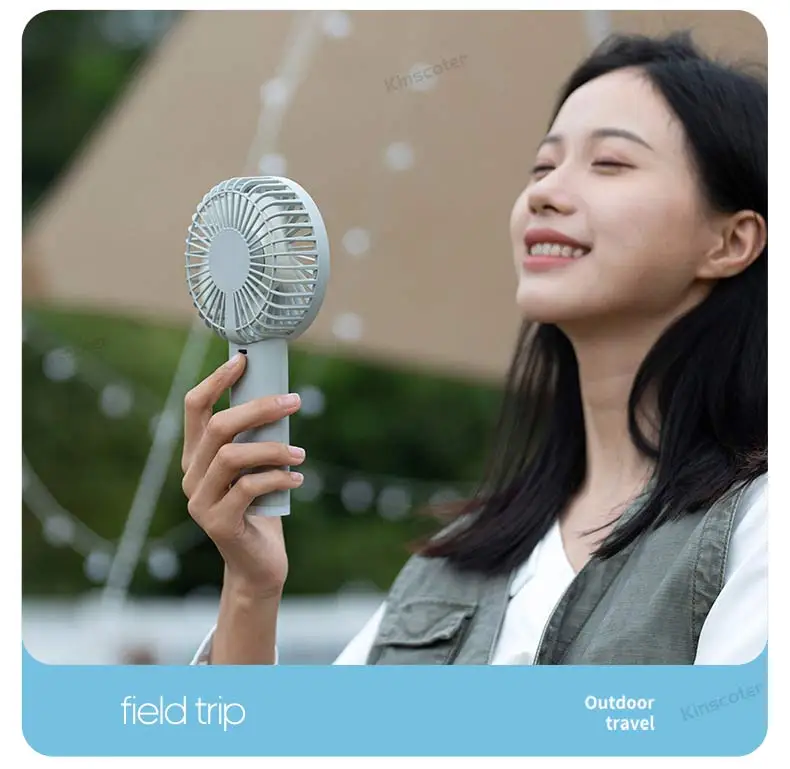 New Handheld Personal Fan Portable Mini USB Hand Fan 3600mAh Rechargeable Mini Fan with Stepless Speed Control Display Nightligh