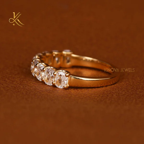 Lab Grown Diamond Wedding Band | Sparkling Couples Ring | Elegant Symbol of Eternal Love Jewelry