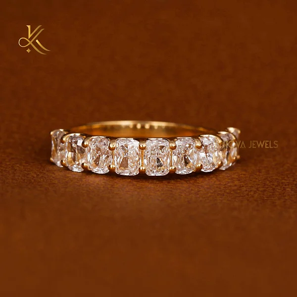 Lab Grown Diamond Wedding Band | Sparkling Couples Ring | Elegant Symbol of Eternal Love Jewelry