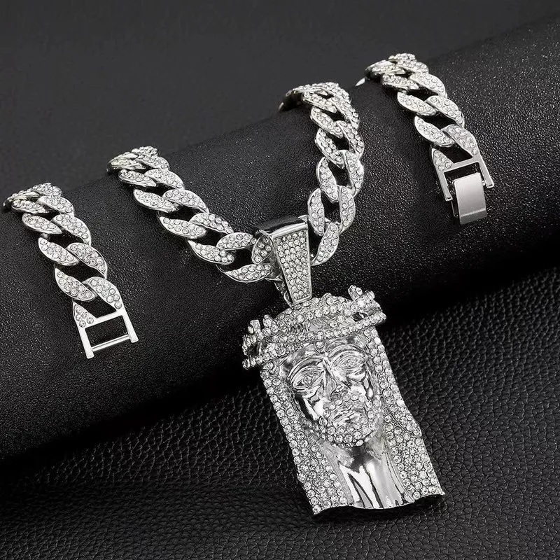 Luxury Bespoke Gold Plated 925 Sterling Silver Emerald Cut Star Shape Hip Hop Zircon Charm Pendant Engagement Unisex Premium