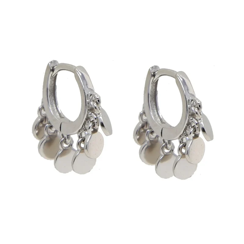 Multi Piercing Mini Hoop Rose Gold Gold Wholesale Women Jewelry 2023 New Design Round Charm Hoop Earring