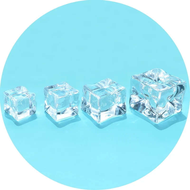 Acrylic Color Transparent Cute Children Play House Cartoon Resin Furniture Animal Decoration