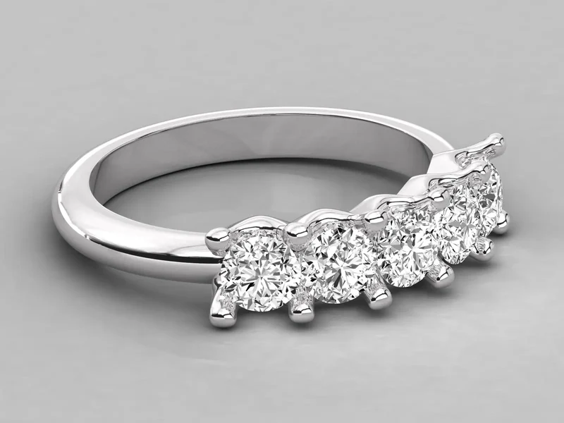Super Selling High Quality Natural Stone Certified Solitaire Diamond Ring Trendy Third Party Certified Women's Wedding KRISHNAM