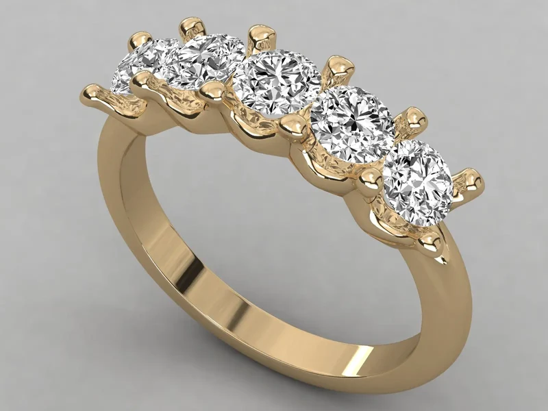 Super Selling High Quality Natural Stone Certified Solitaire Diamond Ring Trendy Third Party Certified Women's Wedding KRISHNAM
